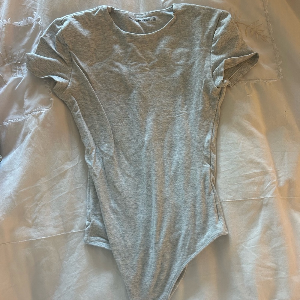 Grey Abercrombie Bodysuit